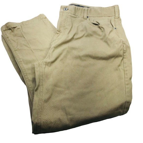 Iron Company Men's Size 36x30 Khaki Work Pants Very Good Preowned Condition - Picture 1 of 10